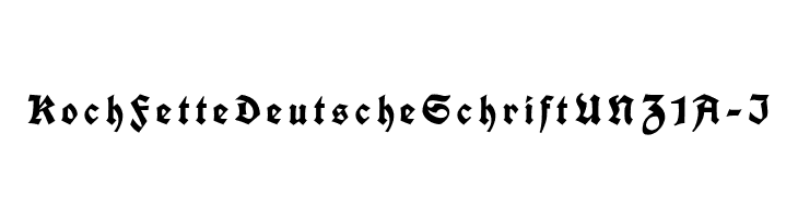 KochFetteDeutscheSchriftUNZ1A-I  Скачать бесплатные шрифты