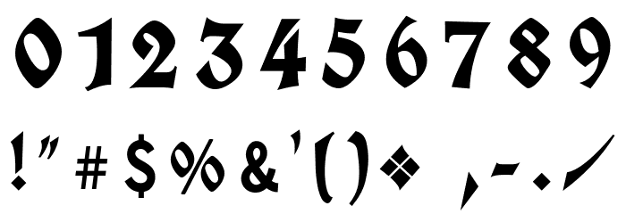 KochFetteDeutscheSchriftUNZ1A-I Font OTHER CHARS