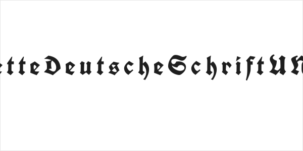 KochFetteDeutscheSchriftUNZ1A-I Logo