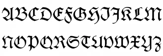 KochFraktur Polices MAJUSCULES