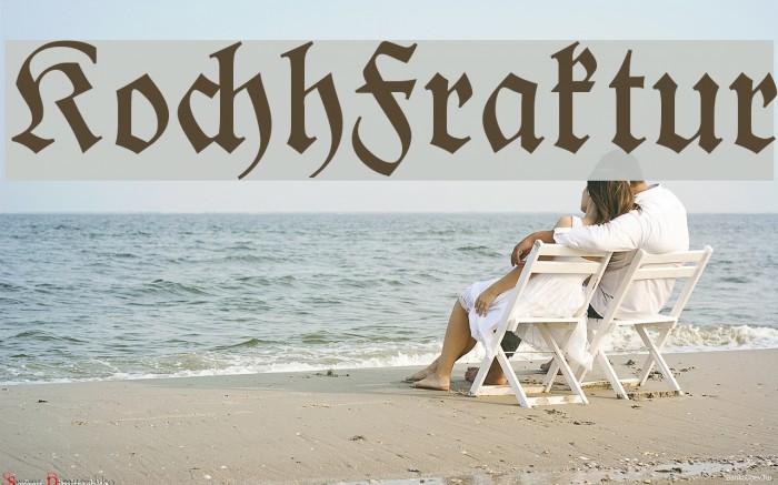 KochFraktur Font examples