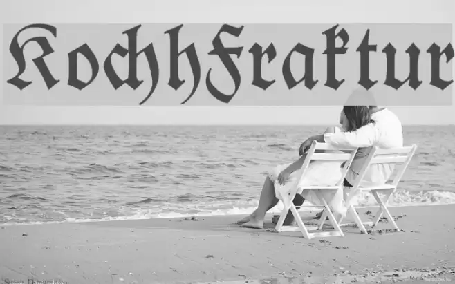 KochFraktur Polices examples