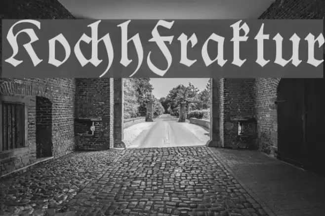 KochFraktur Polices examples