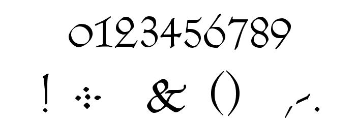 KochRead Font OTHER CHARS