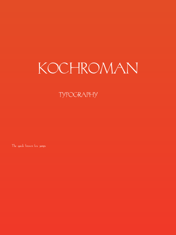KochRoman Poster