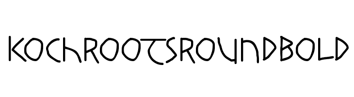 KochRootsRoundBold  フリーフォントのダウンロード