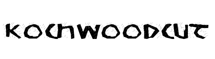 KochWoodcut  Frei Schriftart Herunterladen