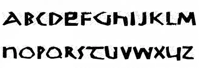 KochWoodcut Fonte MAIÚSCULAS