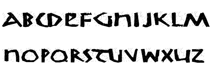 KochWoodcut Font LOWERCASE