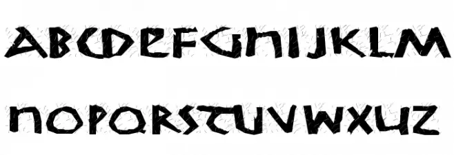 KochWoodcut Font LOWERCASE
