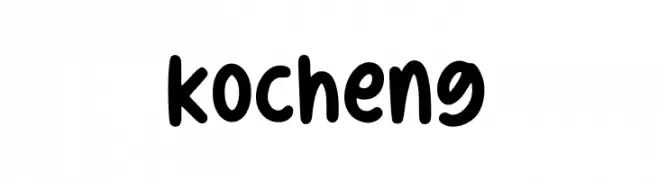 Kocheng  フリーフォントのダウンロード