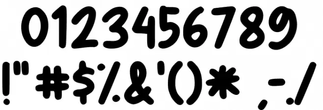 Kocheng Font OTHER CHARS