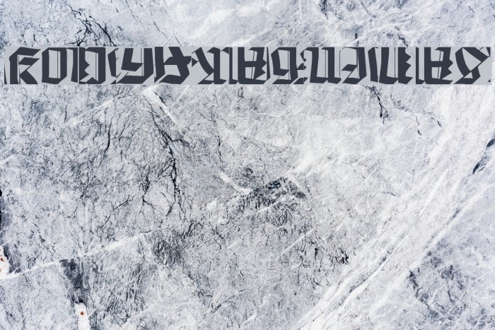 Kochfragments Font examples