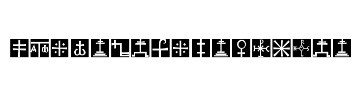 KochsBricksInvers  フリーフォントのダウンロード