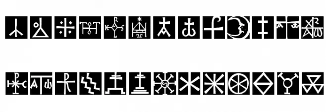 KochsBricksInvers 字体 小写