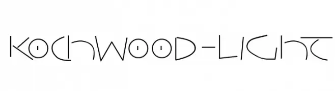 Kochwood-Light  Free Fonts Download
