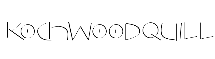 KochwoodQuill  لخطوط تنزيل