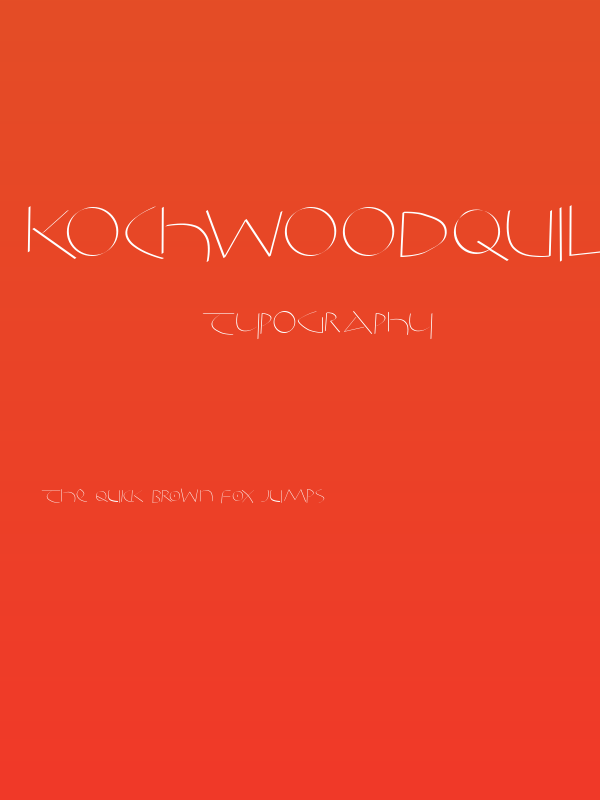 KochwoodQuill Poster