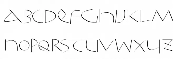 KochwoodQuill फ़ॉन्ट लोअरकेस