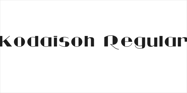 Kodaisoh Regular Logo