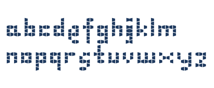 Kodama RegularE Lowercase