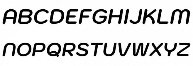 Kodchasan Bold Italic Шрифта ВЕРХНИЙ