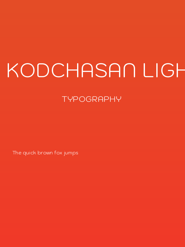 Kodchasan Light Poster