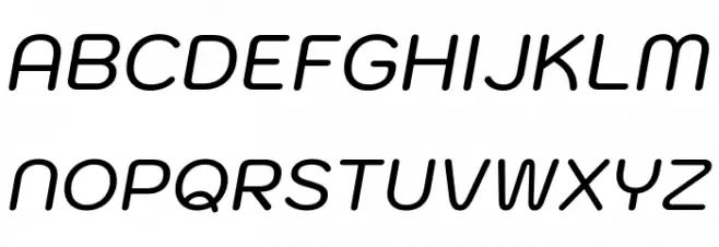 Kodchasan Medium Italic Fonte MAIÚSCULAS