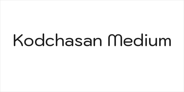 Kodchasan Medium Logo