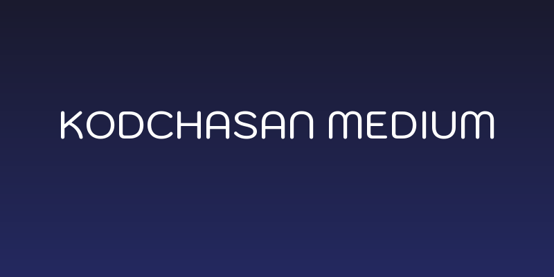 Kodchasan Medium Social Header