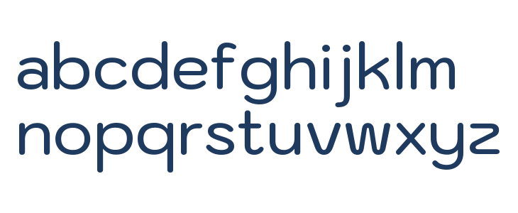 Kodchasan Medium Lowercase
