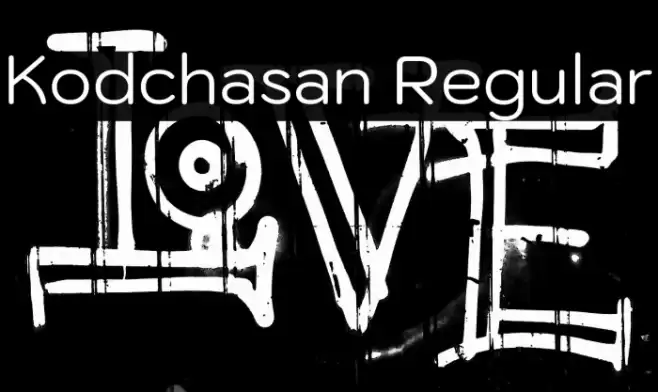 Kodchasan Regular Font examples