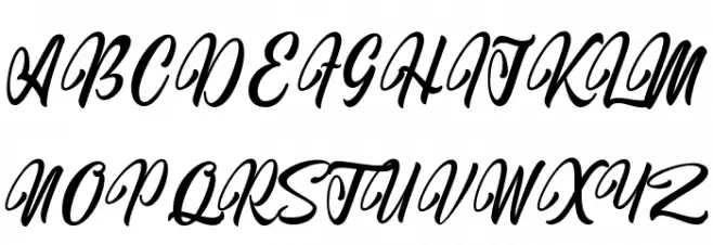Kodinah Diary Schriftart Groß