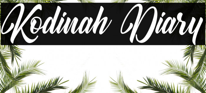 Kodinah Diary Font examples