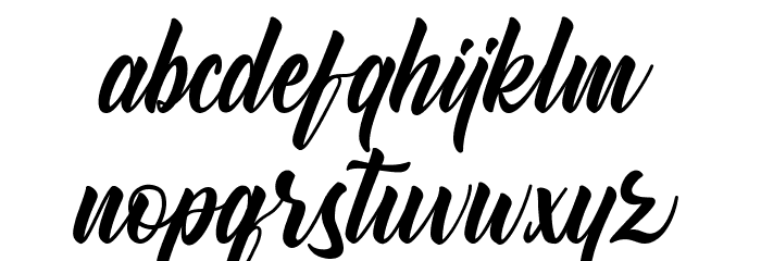 Kodinah Diary Font LOWERCASE