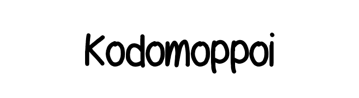 Kodomoppoi  免费字体下载