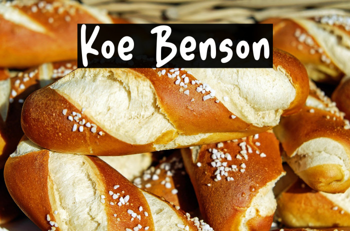 Koe Benson Example 3