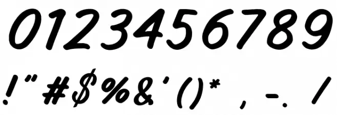 Koeltoerals Font OTHER CHARS