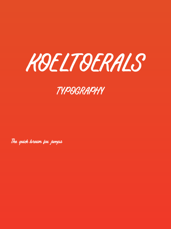 Koeltoerals Poster