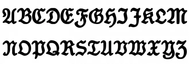 Koenig-Type Bold 字体 大写