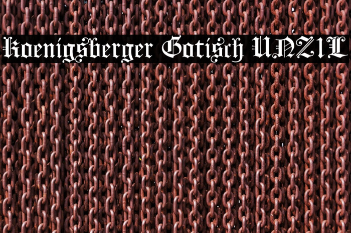 Koenigsberger Gotisch UNZ1L Example 1