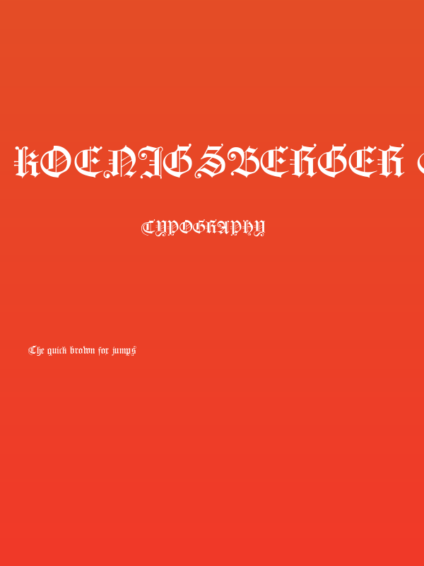 Koenigsberger Gotisch UNZ1L Poster