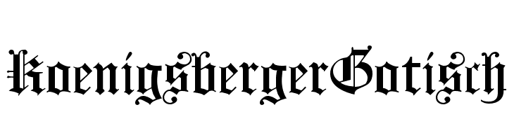 KoenigsbergerGotisch  Free Fonts Download