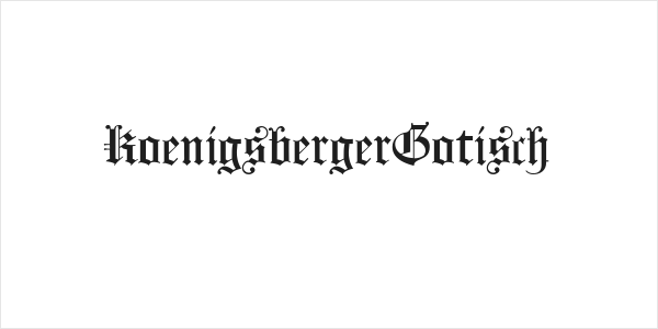 KoenigsbergerGotisch Logo
