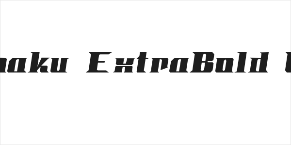 Koenshaku ExtraBold Oblique Logo