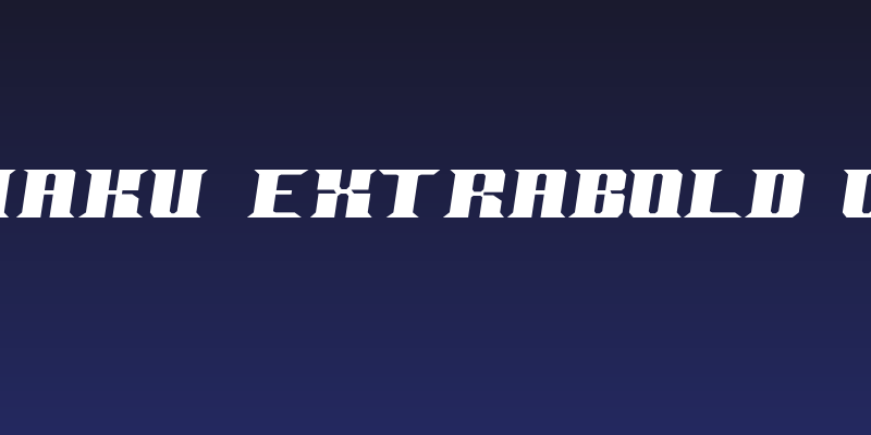 Koenshaku ExtraBold Oblique Social Header