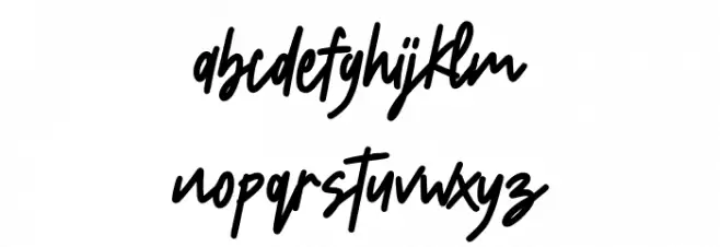 Koffiesta Free Regular Caratteri MINUSCOLO