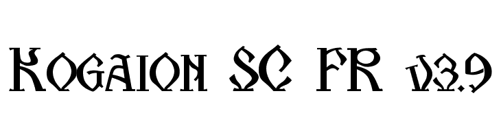 Kogaion SC FR v3.9 Font
