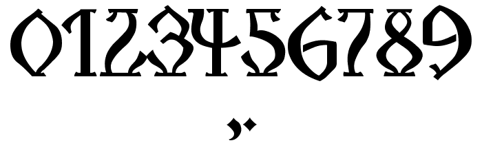 Kogaion SC FR v3.9 Font OTHER CHARS