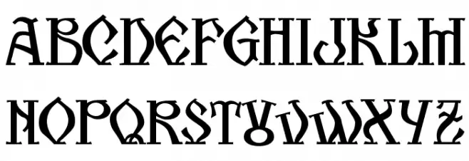 Kogaion SC FR v3.9 Font UPPERCASE